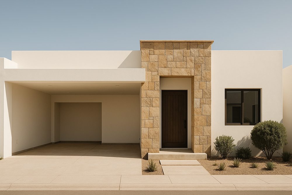 Fachada de la propiedad