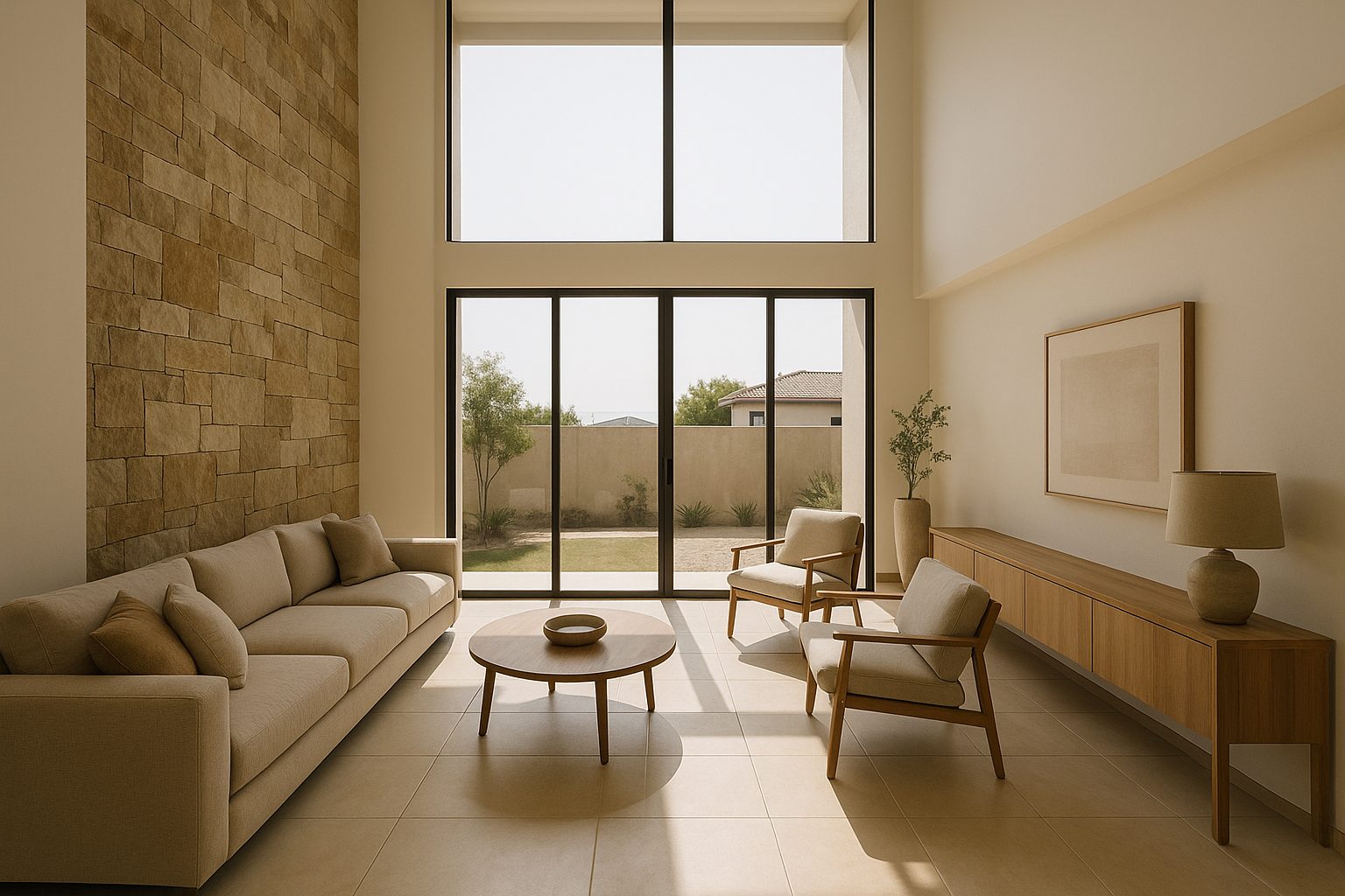 Muestra estilo lujo minimalista